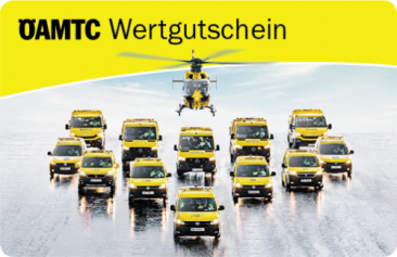 ÖAMTC-Gutschein im Geschenkkuvert